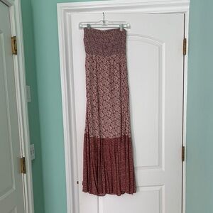 Floral Maxi Dress in Red